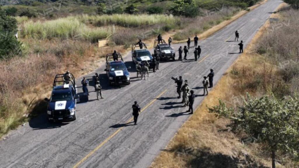 Balaceo al grupo BOI en la sierra nayarita