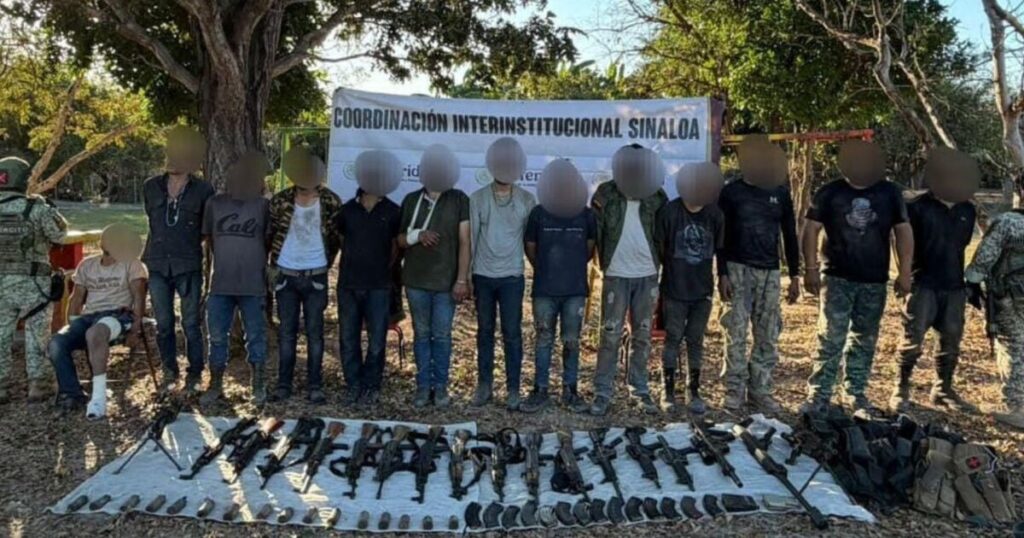 Detienen a 14 agresores tras violento enfrentamiento en San Ignacio y aseguran un arsenal