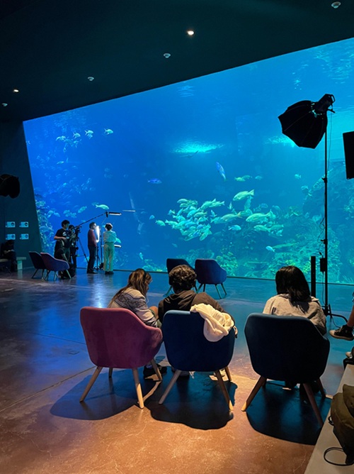 El Gran Acuario: Un set de filmación impresionante