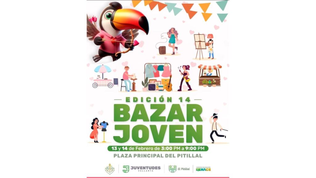 Fomentan el espíritu emprendedor local en la edición especial de San Valentín del Bazar Joven
