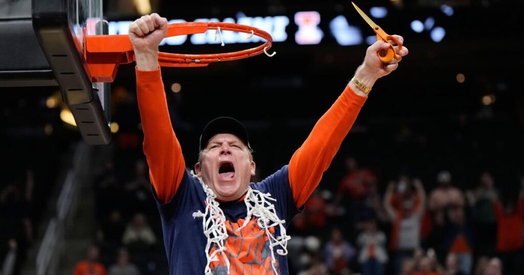 Brad Underwood esperó 26 años por un trabajo en la NCAA. Ahora, en su año 39, tiene a Illinois en la Final Four