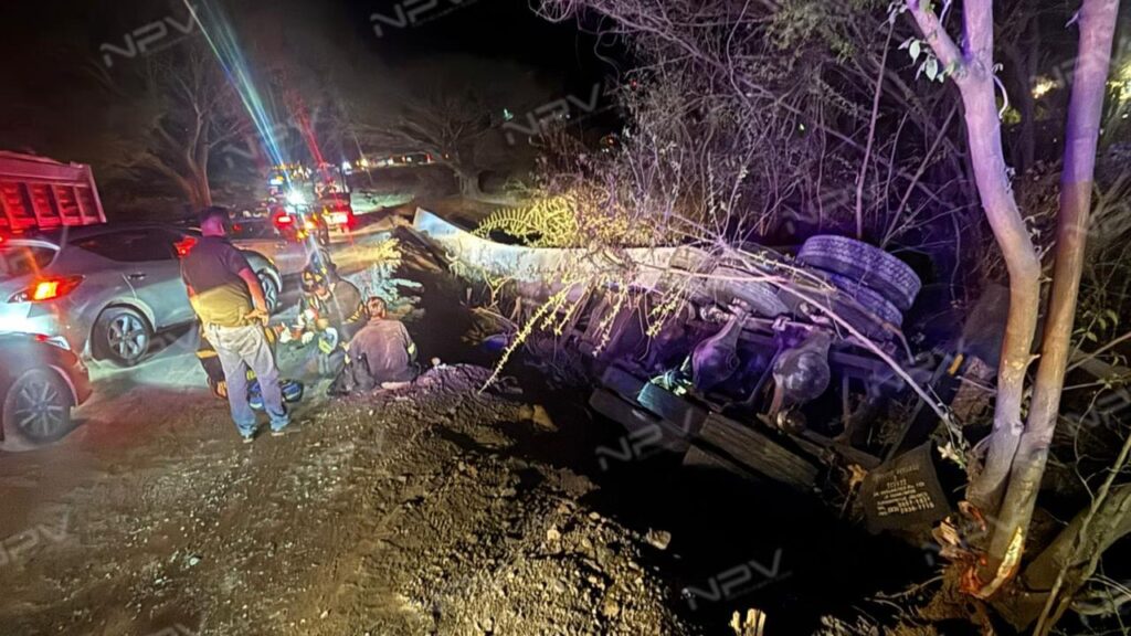 Caída de una viga en el puente de La Desembocada