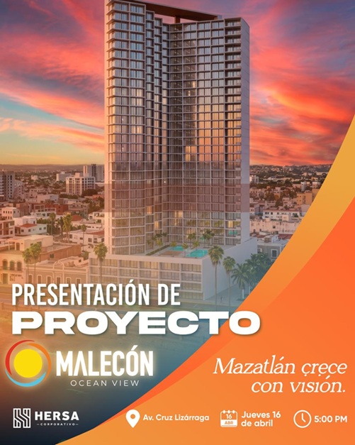 HERSA Corporativo lanza el proyecto “Malecón Ocean View” y da inicio a la preventa de más de 250 departamentos con vistas al mar